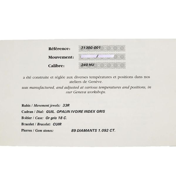 Patek Philippe World Time 7130G-010